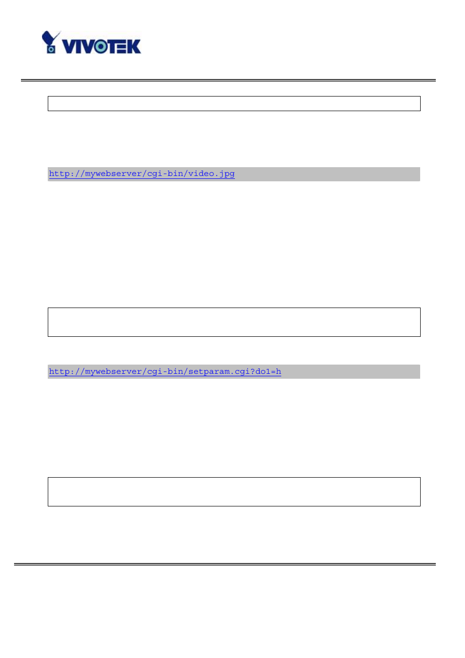 General cgi url syntax and parameters, Get server parameter values | Vivotek PZ6122 User Manual | Page 70 / 93