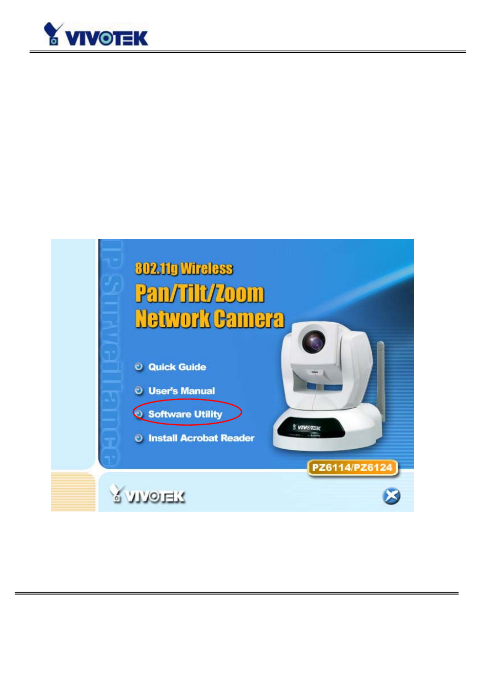 Software installation | Vivotek PZ6114/PZ6124 User Manual | Page 10 / 95