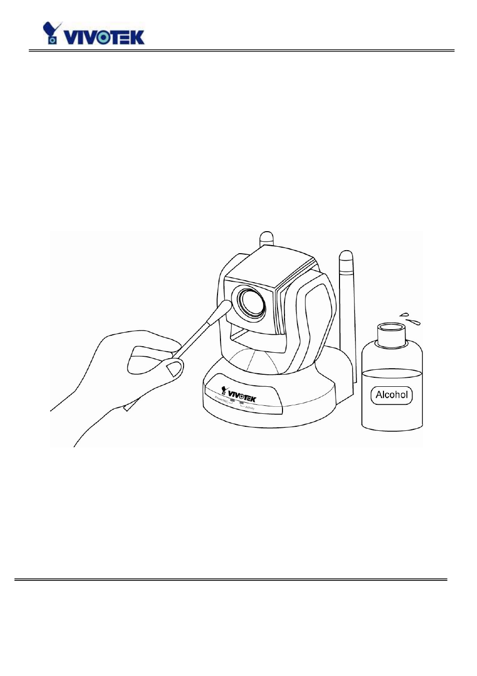 B. cleaning the lens | Vivotek PZ6114/PZ6124 User Manual | Page 67 / 95