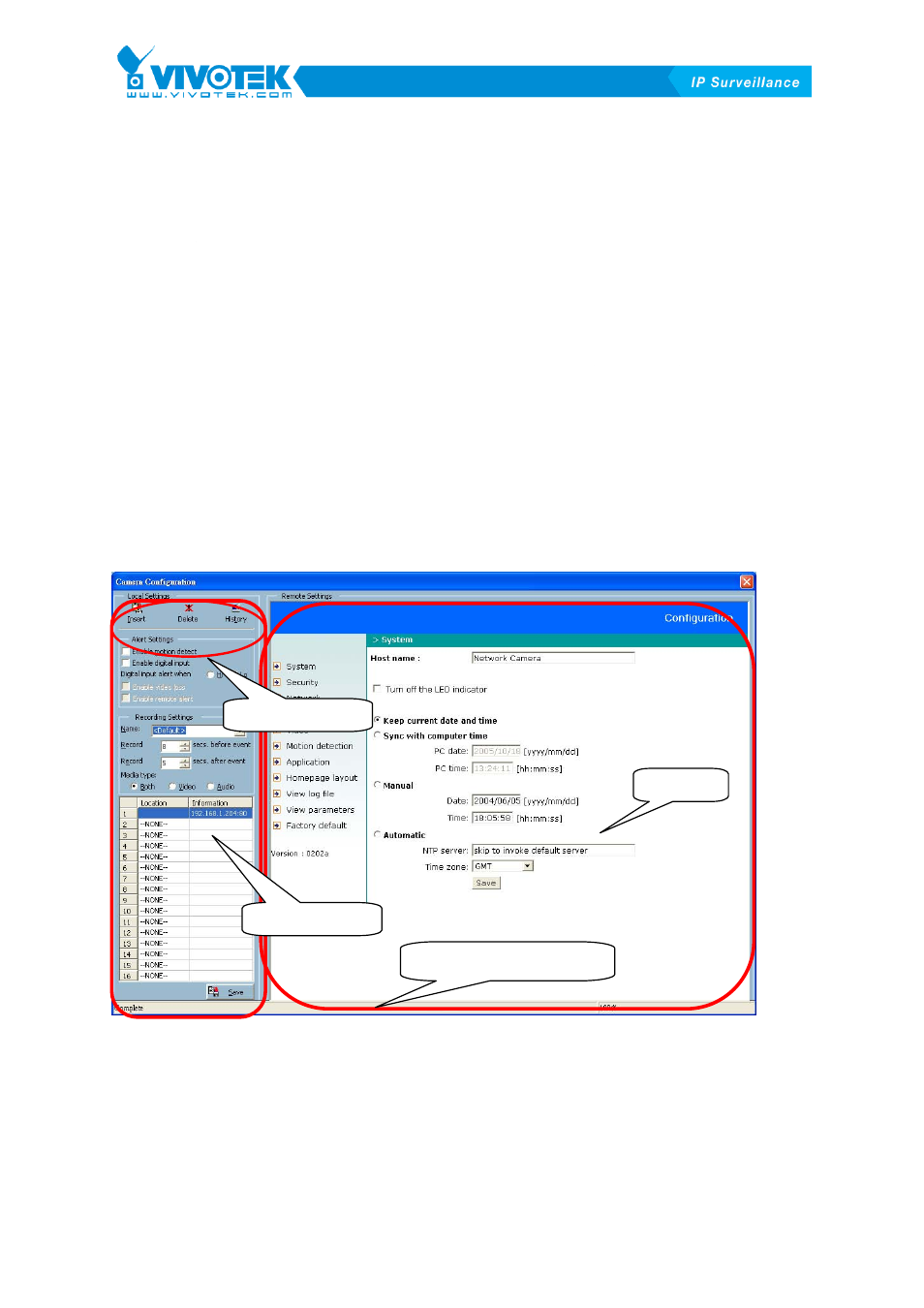 The layout of the configuration | Vivotek ST3402 User Manual | Page 26 / 88