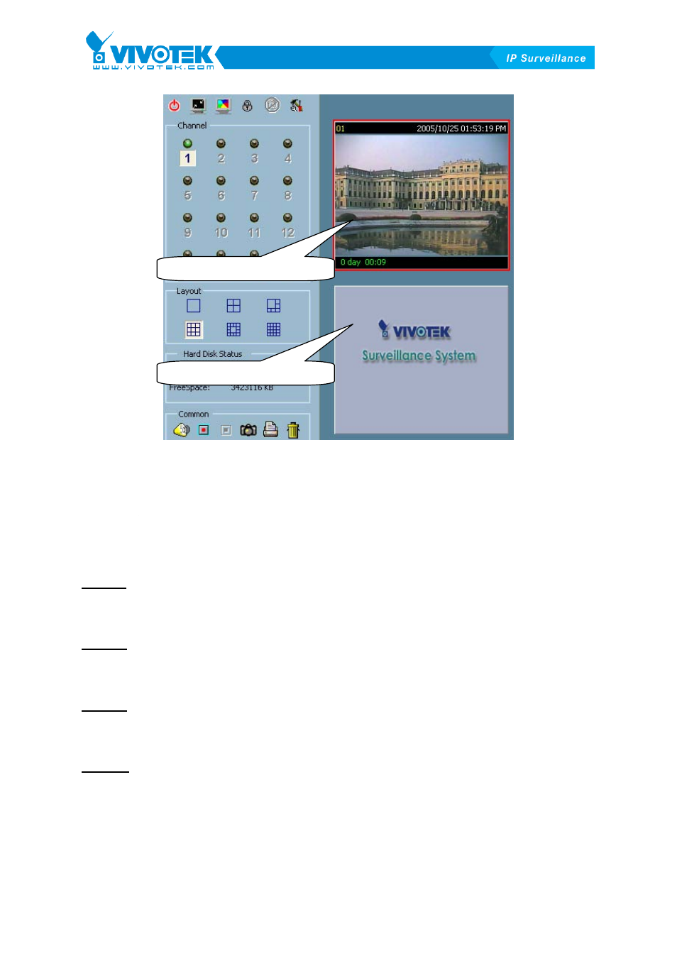 Close the channel in displaying frame | Vivotek ST3402 User Manual | Page 45 / 88