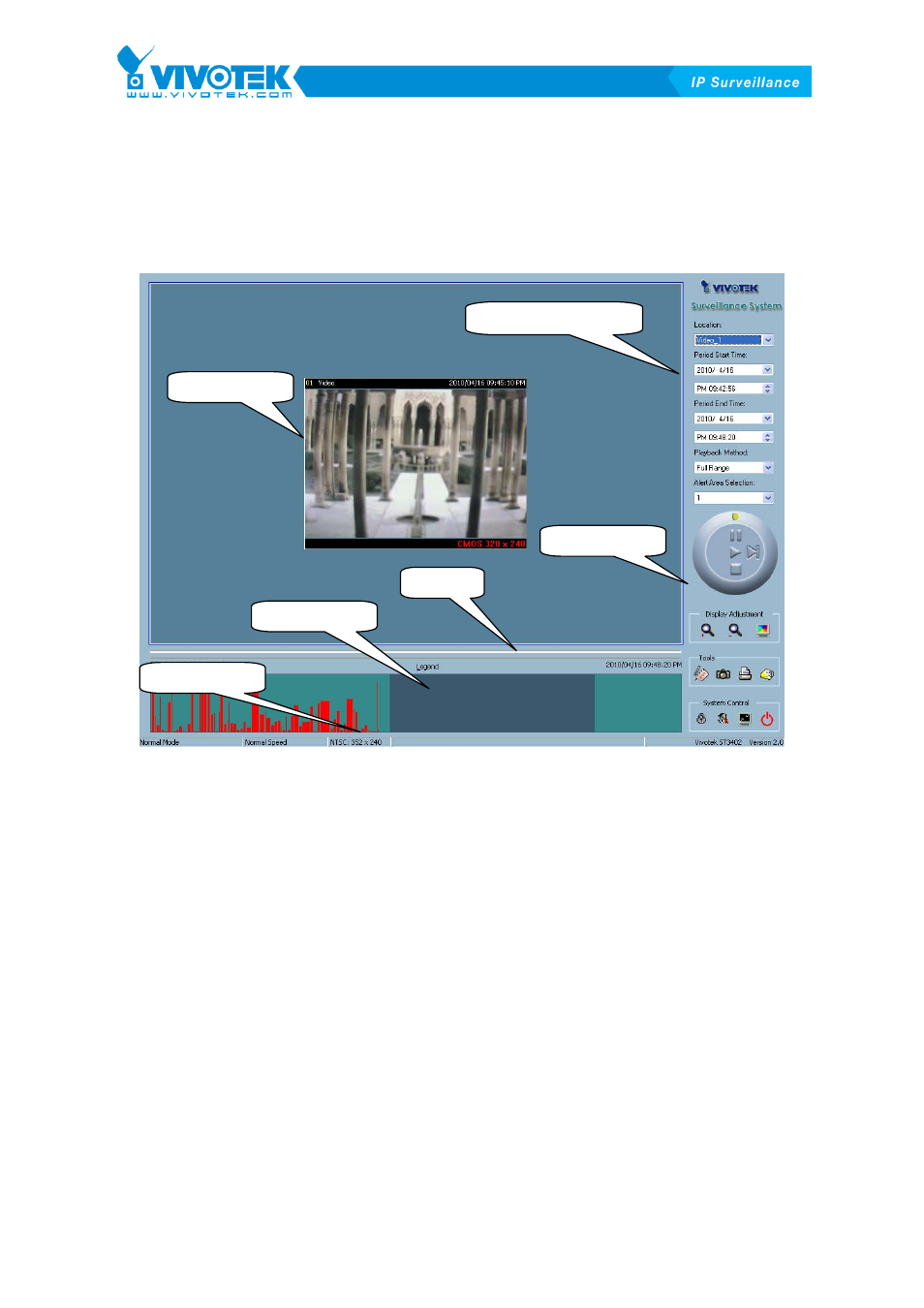 Layout, Main areas | Vivotek ST3402 User Manual | Page 70 / 88