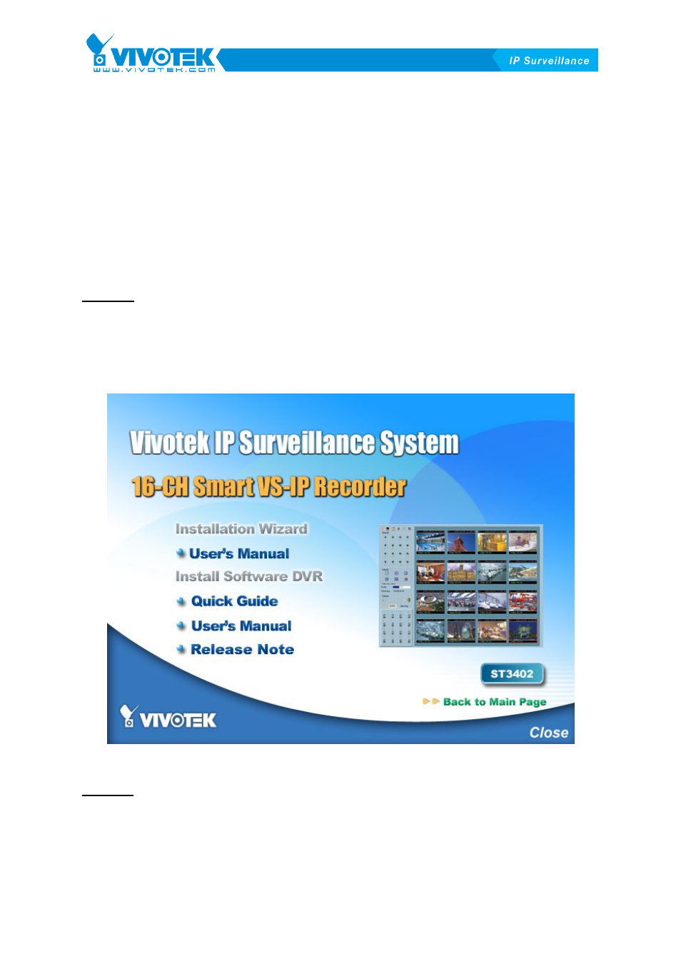 Software installation | Vivotek ST3402 User Manual | Page 8 / 88