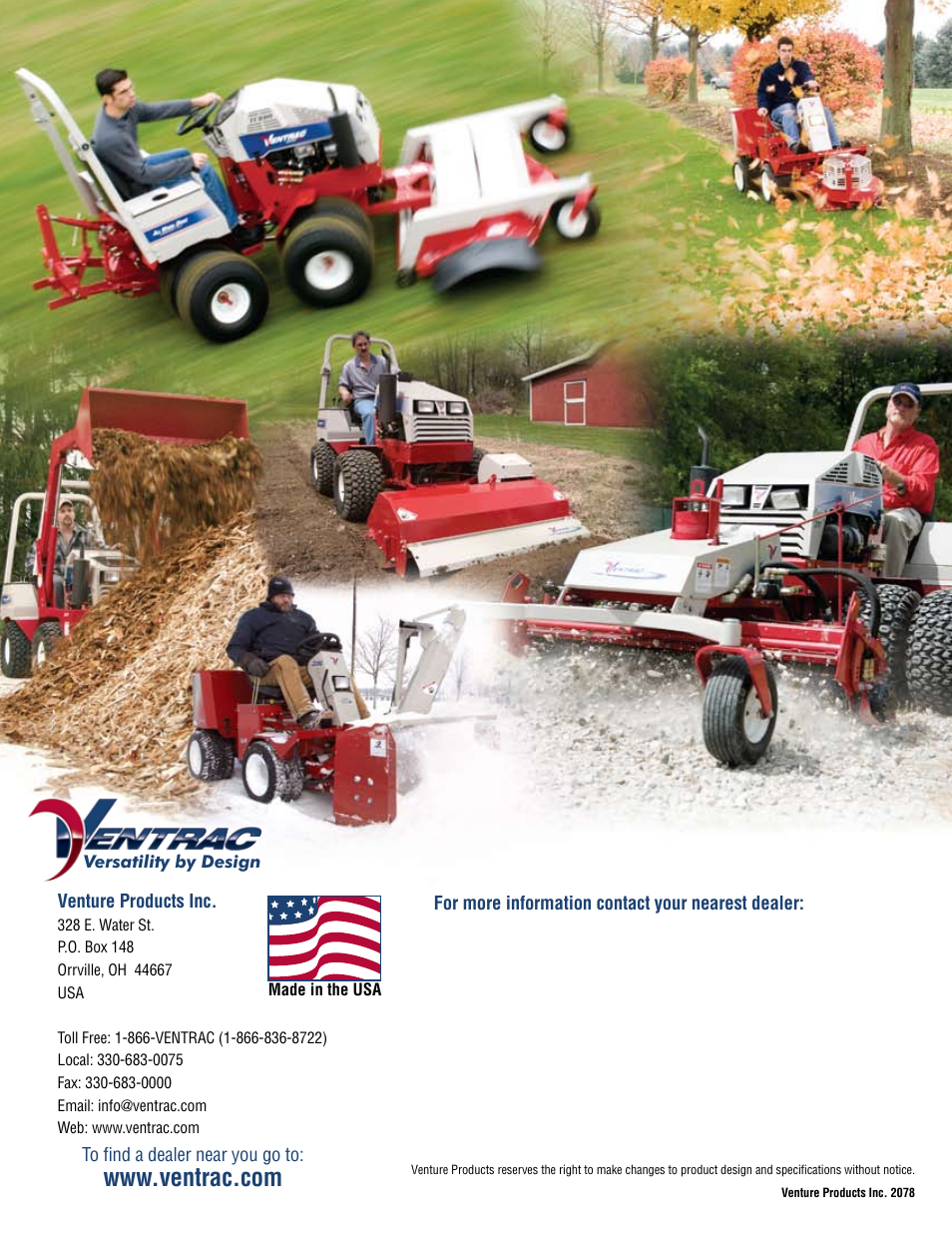 Venture Products 7000 series User Manual | Page 13 / 13