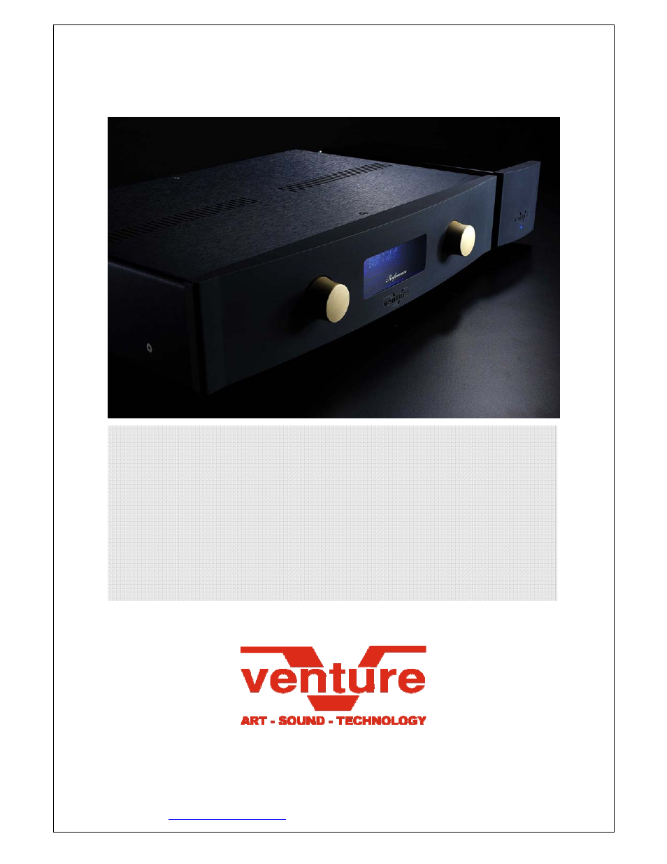 Venture Products VP100L User Manual | 17 pages