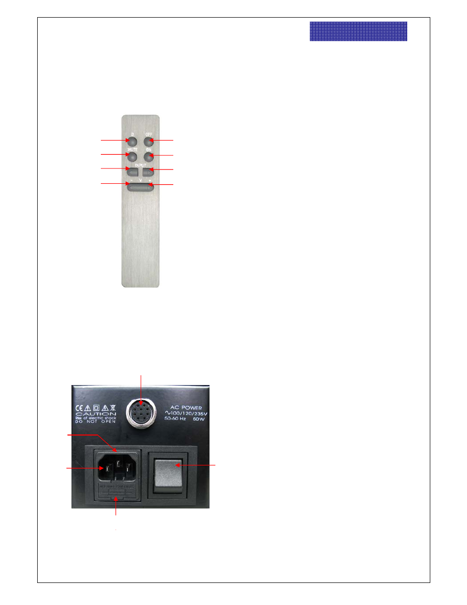 Remote, Control, Power | Supply, Unit | Venture Products VP100L User Manual | Page 8 / 17