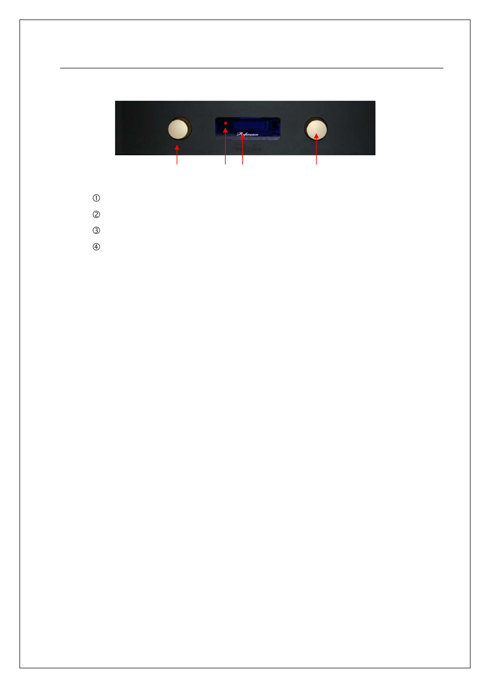 Iv. description of appliance elements | Venture Products VP100 User Manual | Page 7 / 22