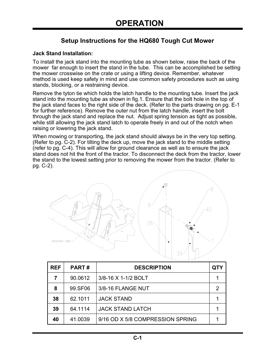 Operation | Venture Products Ventrac HQ680 User Manual | Page 10 / 30