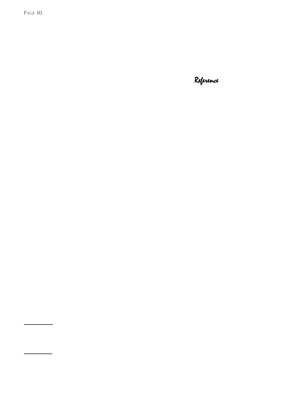Reference | Venture Products V100A User Manual | Page 10 / 18