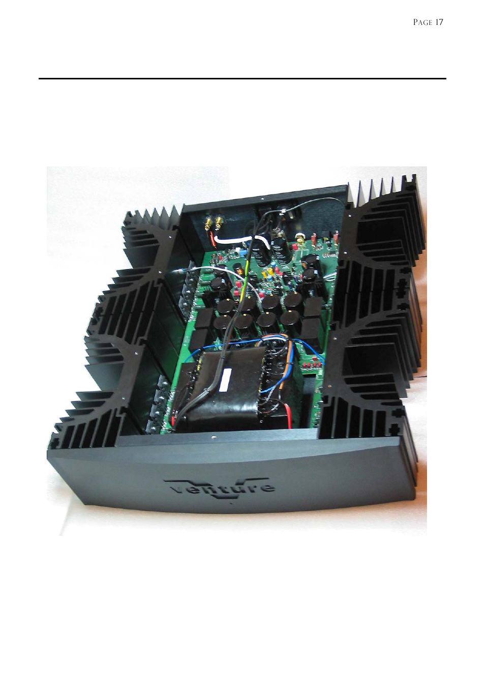 Venture Products V100A User Manual | Page 17 / 18
