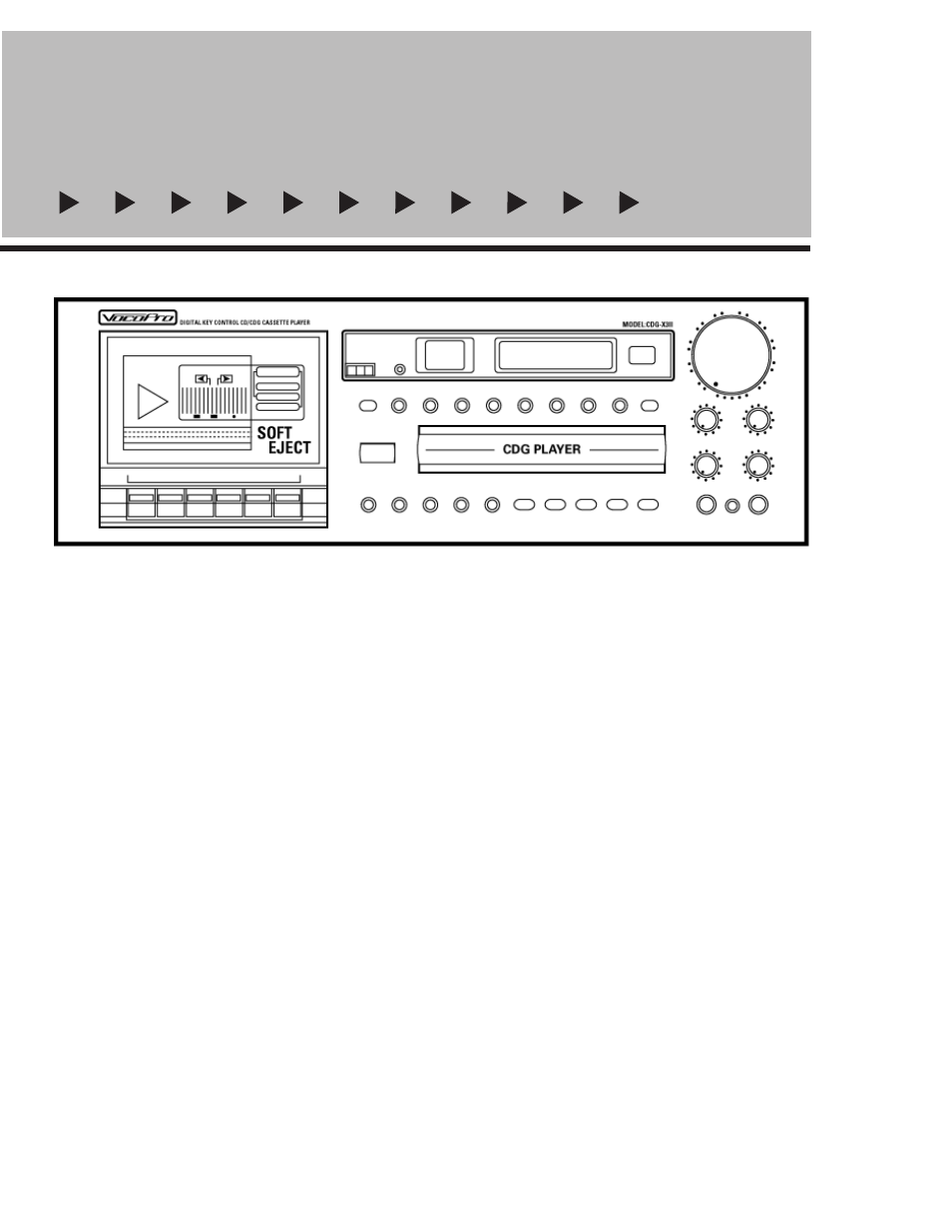 Cdg x-3 mark ii features | VocoPro CDG X-3 Mark II User Manual | Page 4 / 24