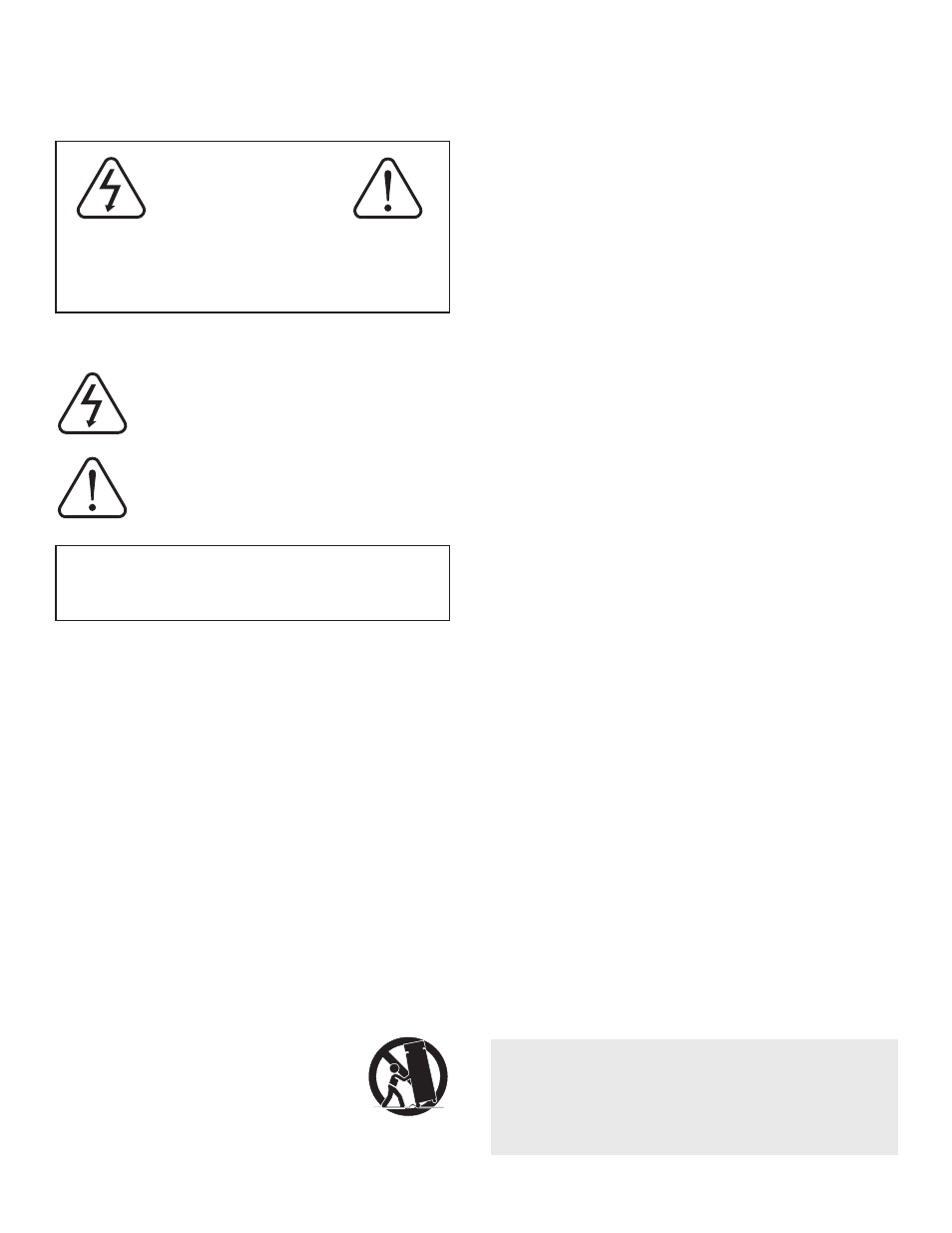 Pg 01 safety.pdf, Caution, Safety instructions | Warning | VocoPro Cassette Deck User Manual | Page 3 / 20