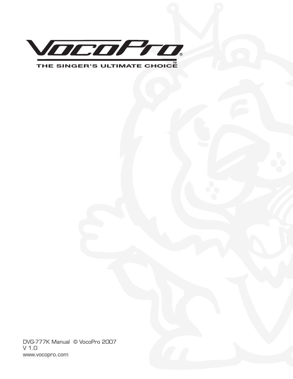 VocoPro DVG-777K User Manual | Page 28 / 28