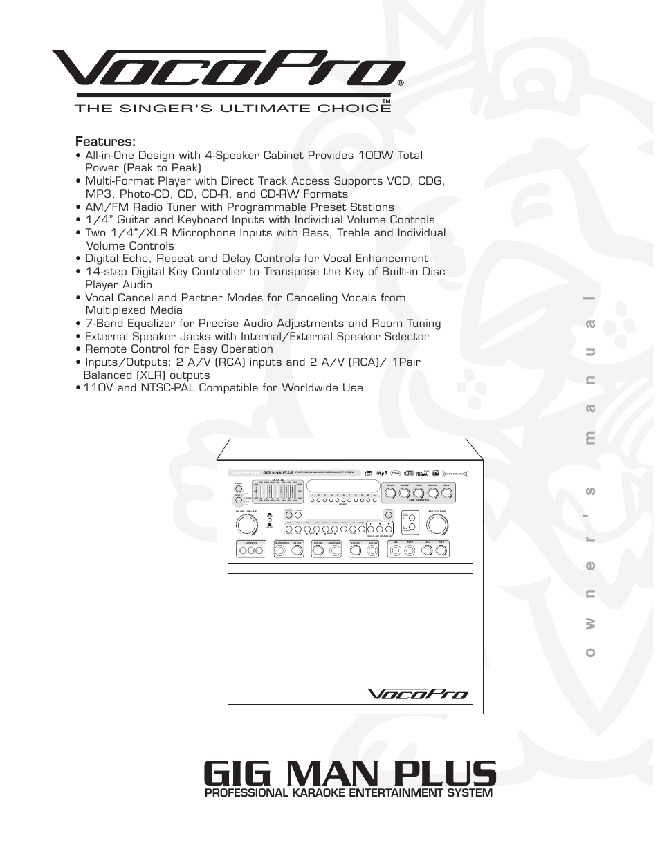 VocoPro Voco user guide portable speaker User Manual | 29 pages