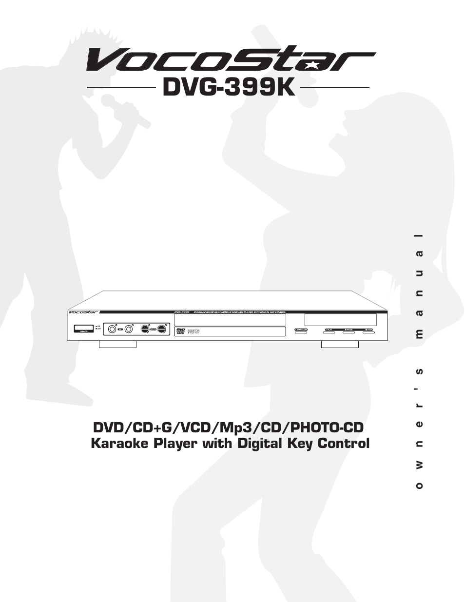 VocoPro DVG-399K User Manual | 27 pages