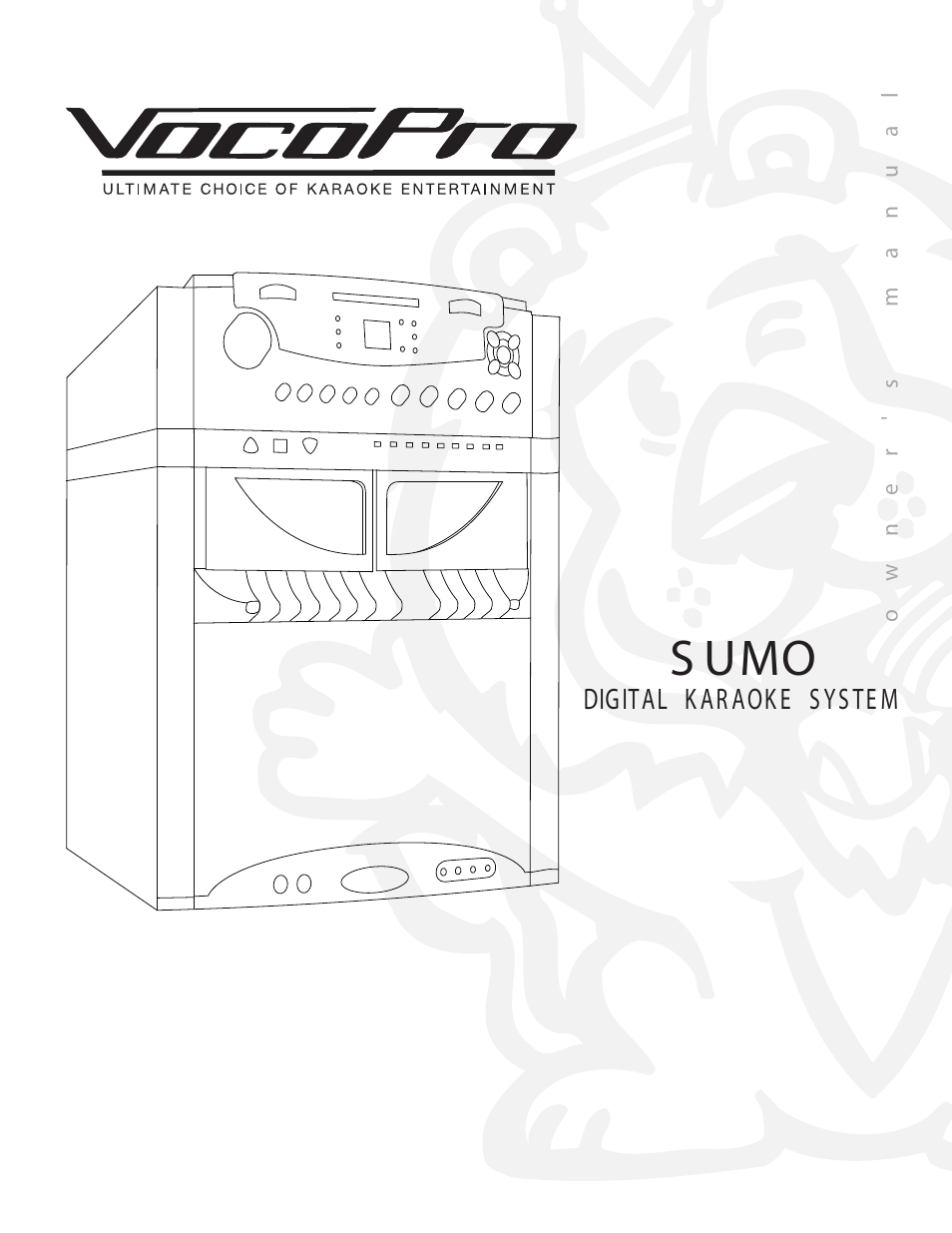 VocoPro SUMO DIGITAL KARAOKE SYSTEM User Manual | 19 pages