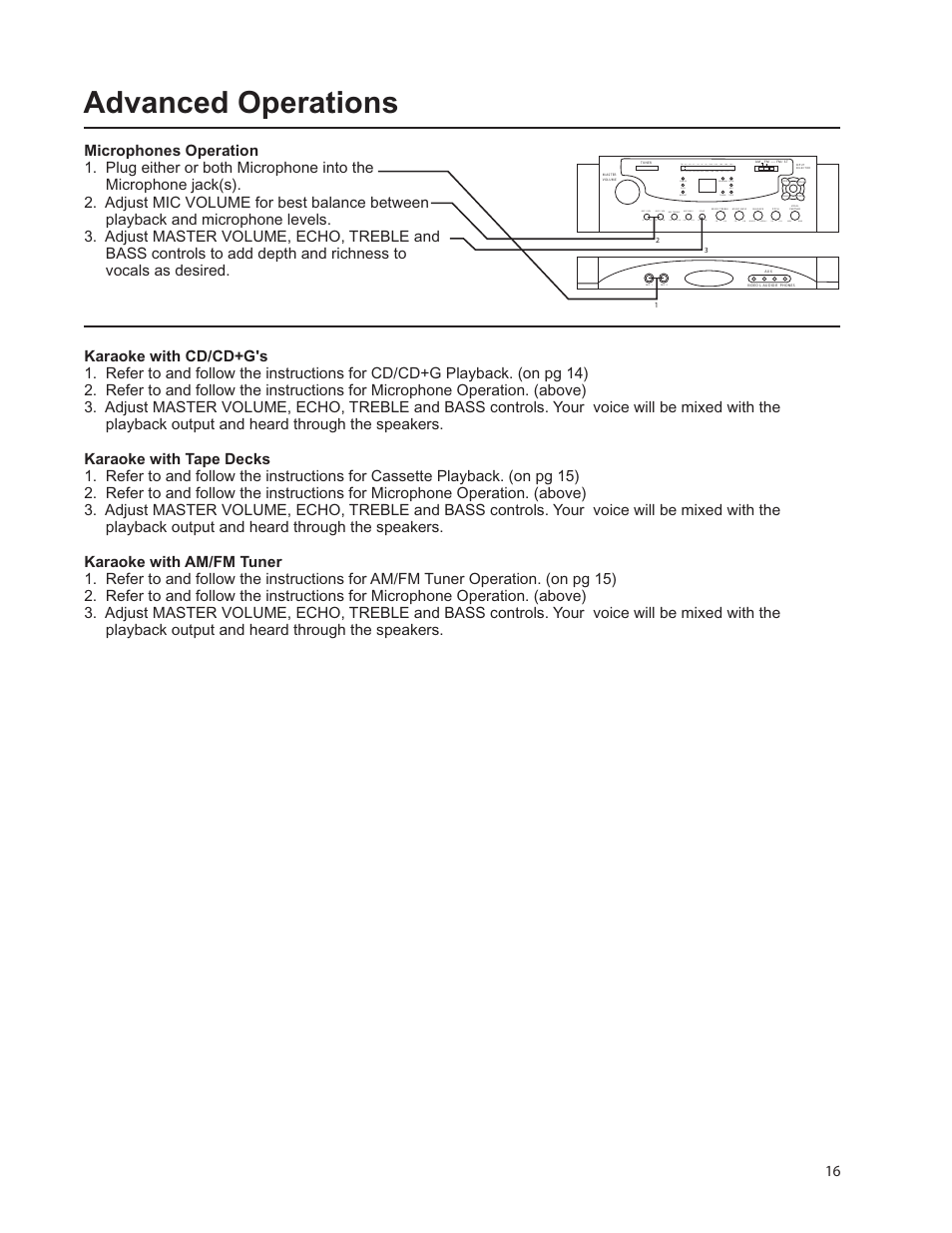 Pg-16_advanced-1.pdf, Advanced operations | VocoPro SUMO DIGITAL KARAOKE SYSTEM User Manual | Page 16 / 19