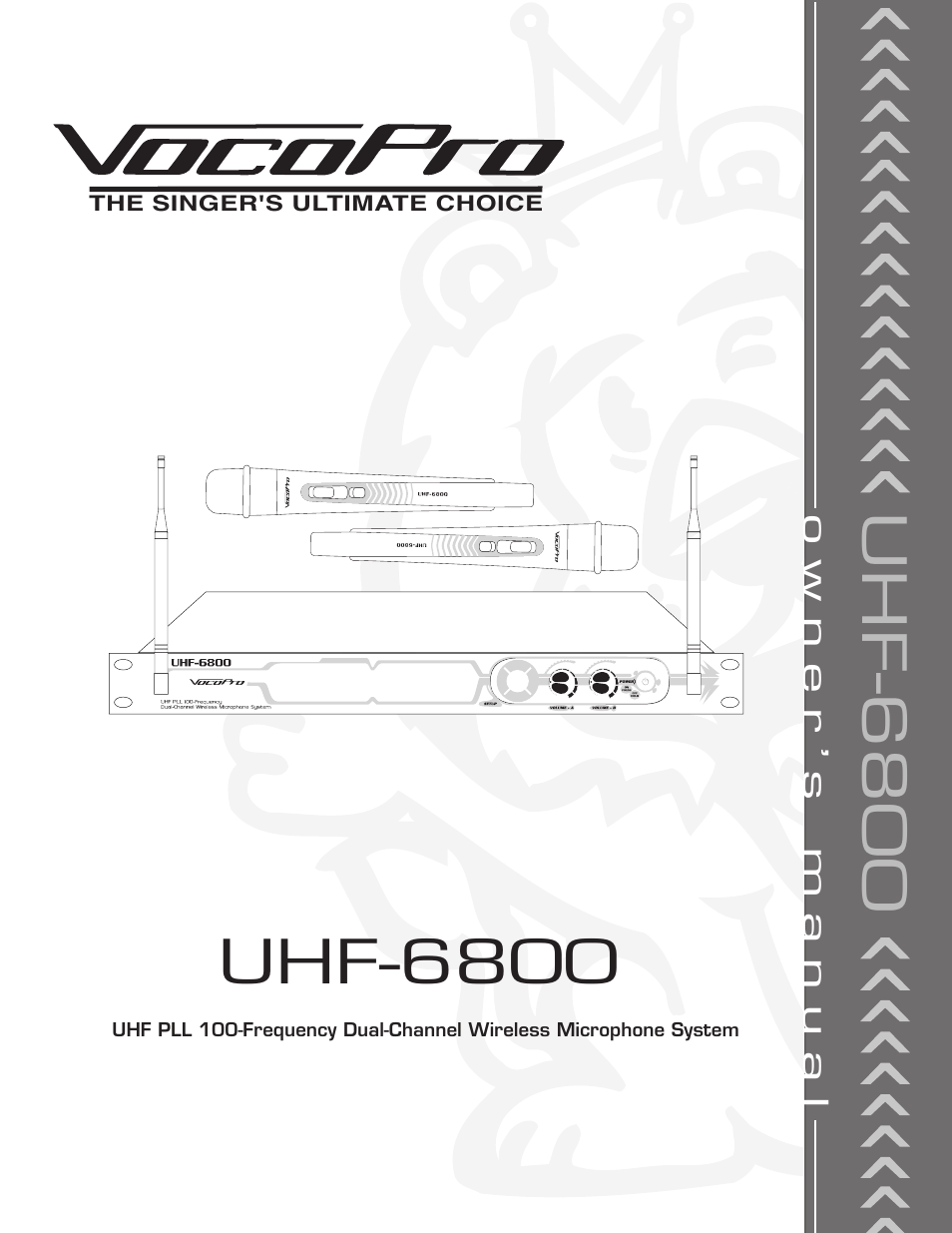 VocoPro UHF-6800 User Manual | 21 pages