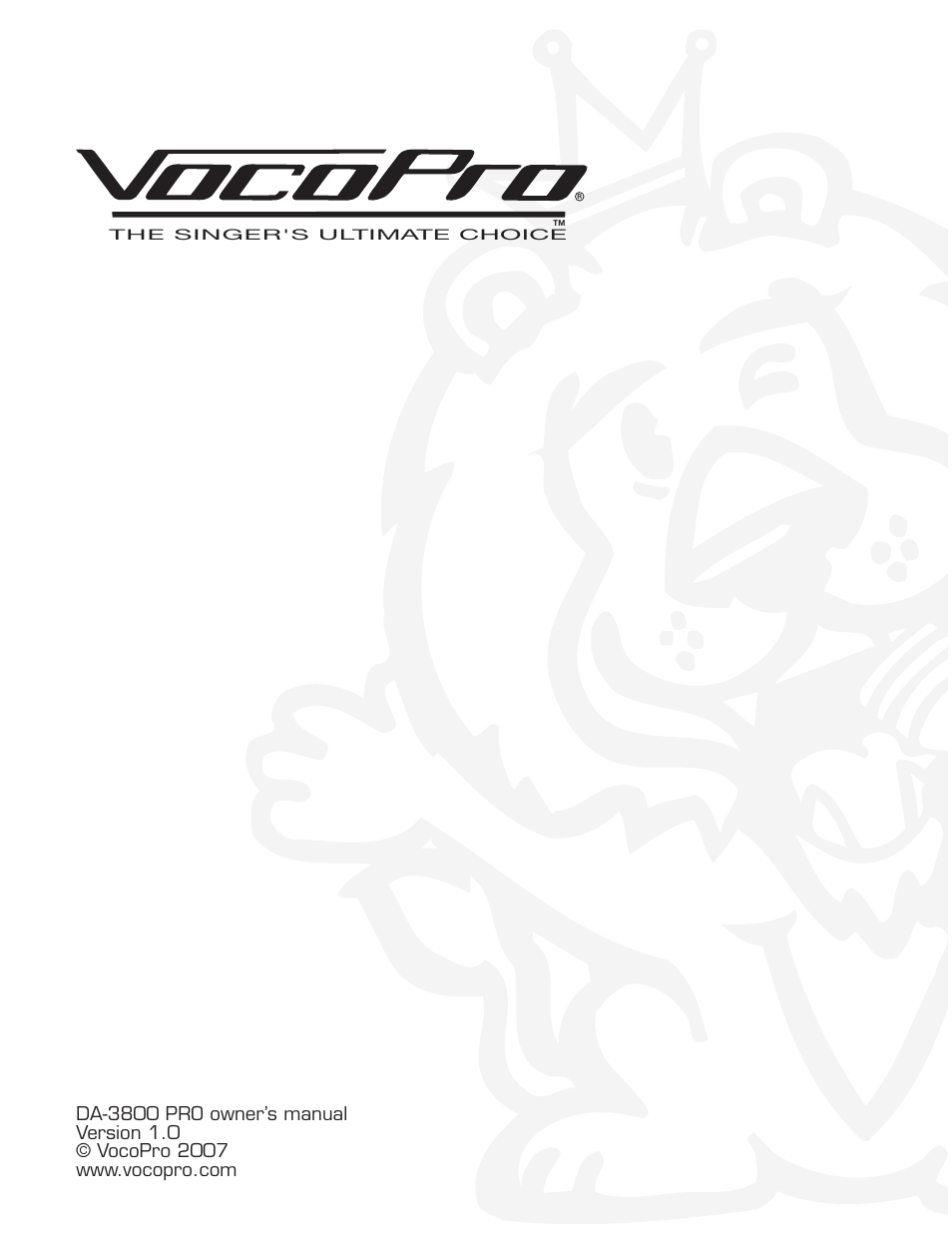 VocoPro DA-3800 PRO User Manual | Page 28 / 28