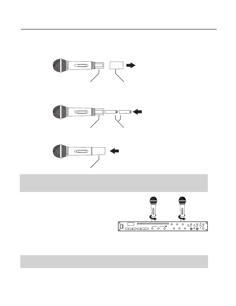 Pg 13 mic batteries4.pdf, Replacing/recharging the microphone batteries, 13 replacing microphone batteries | Recharging your microphones, Remote key control, Wireless) | VocoPro DA2277 User Manual | Page 15 / 26