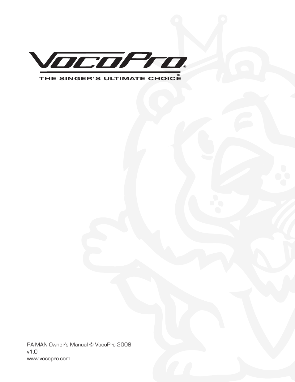 VocoPro PA-MAN User Manual | Page 32 / 32