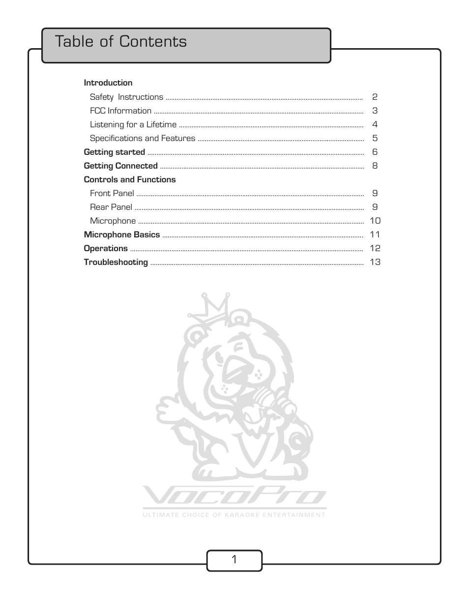 VocoPro UHF-388 User Manual | Page 3 / 16