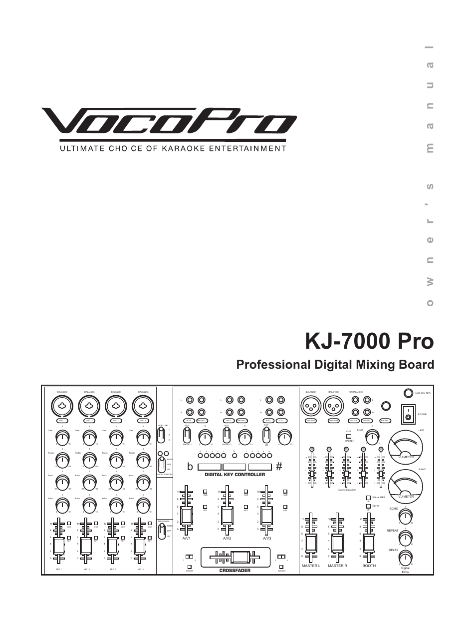 VocoPro KJ-7000 Pro User Manual | 22 pages