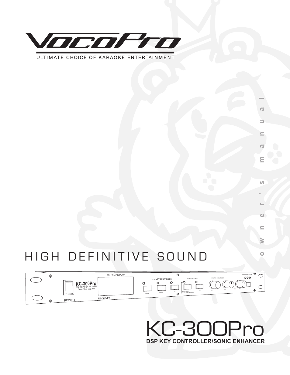 VocoPro KC-300Pro User Manual | 22 pages