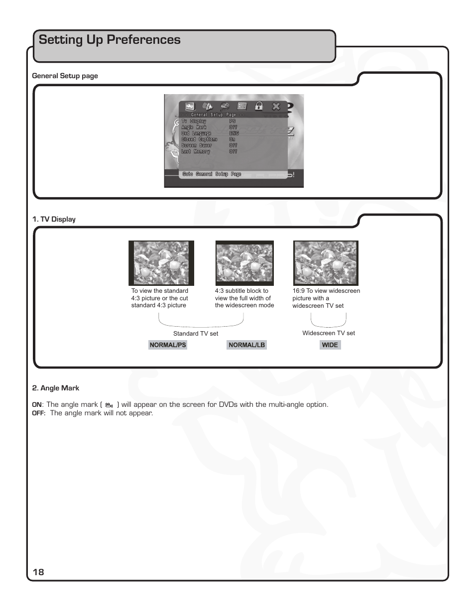 Setting up preferences | VocoPro DVX-880 Pro User Manual | Page 24 / 34
