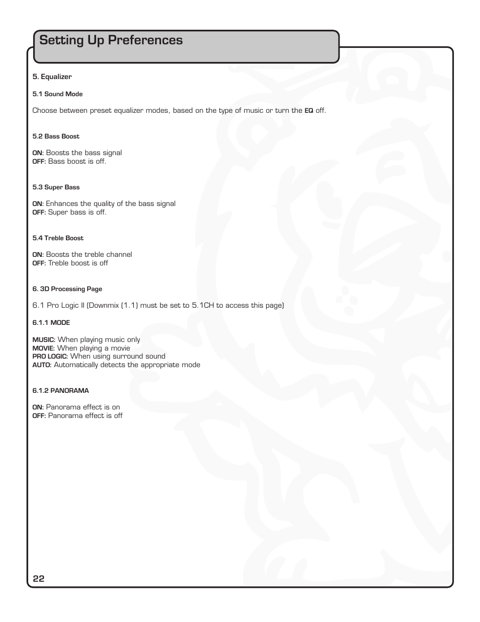 Setting up preferences | VocoPro DVX-880 Pro User Manual | Page 28 / 34