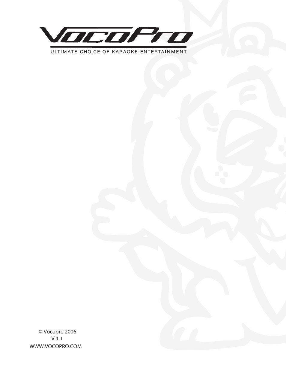 VocoPro DA-1055 PRO User Manual | Page 18 / 18