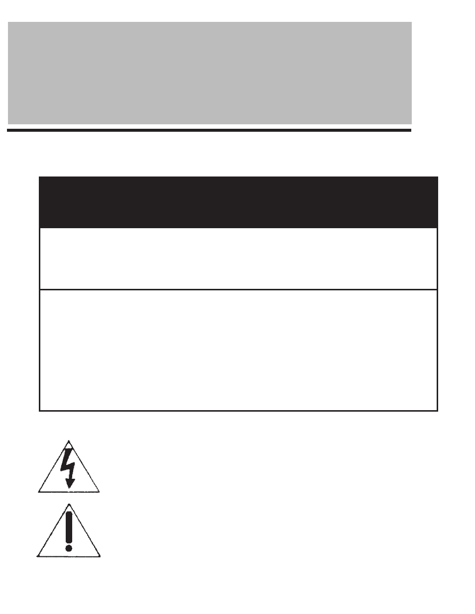 Caution, General warning, Risk of electric shock do not open | VocoPro KJM-7900 PRO User Manual | Page 2 / 12