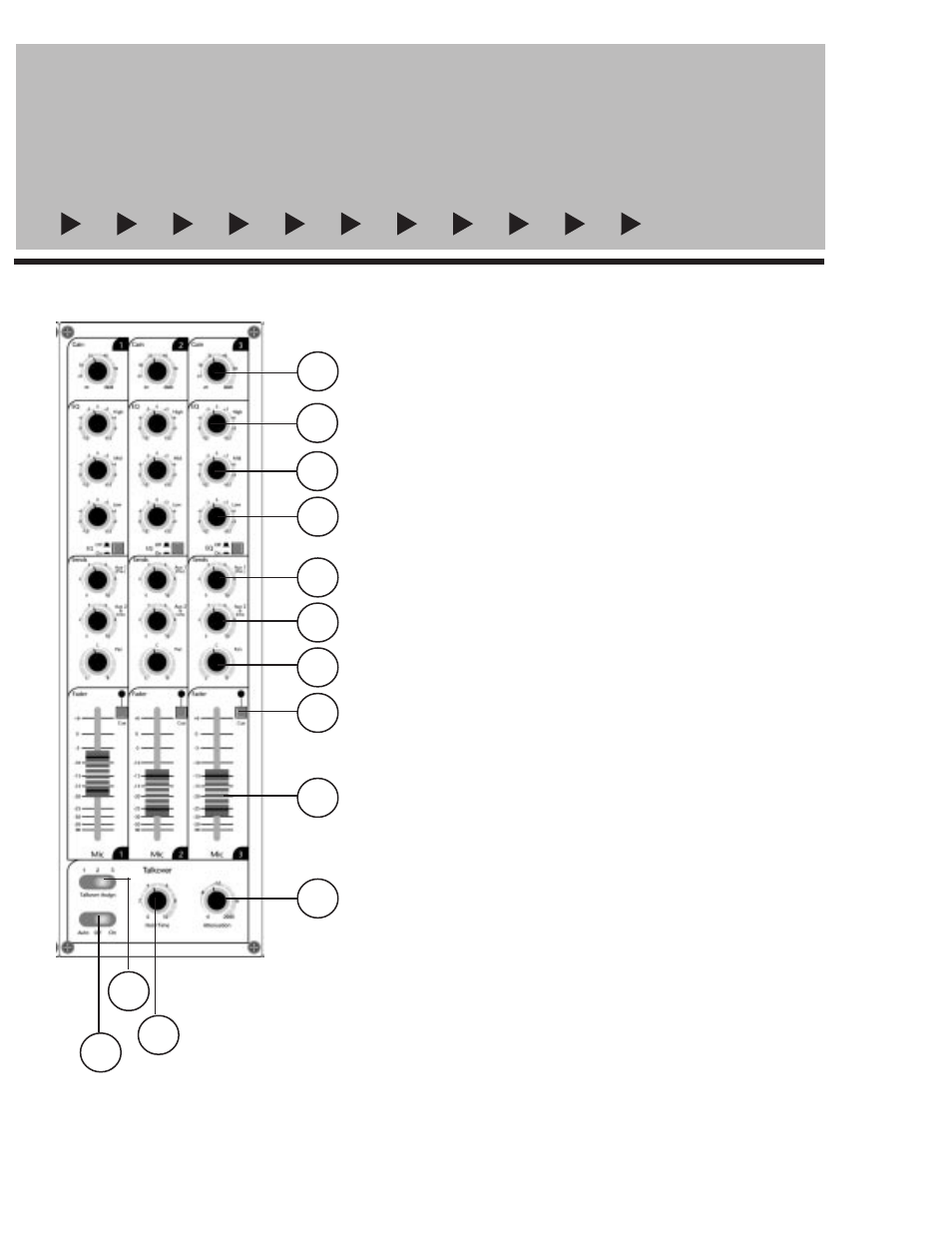 Parts and functions, Mic input module) | VocoPro KJM-7900 PRO User Manual | Page 6 / 12