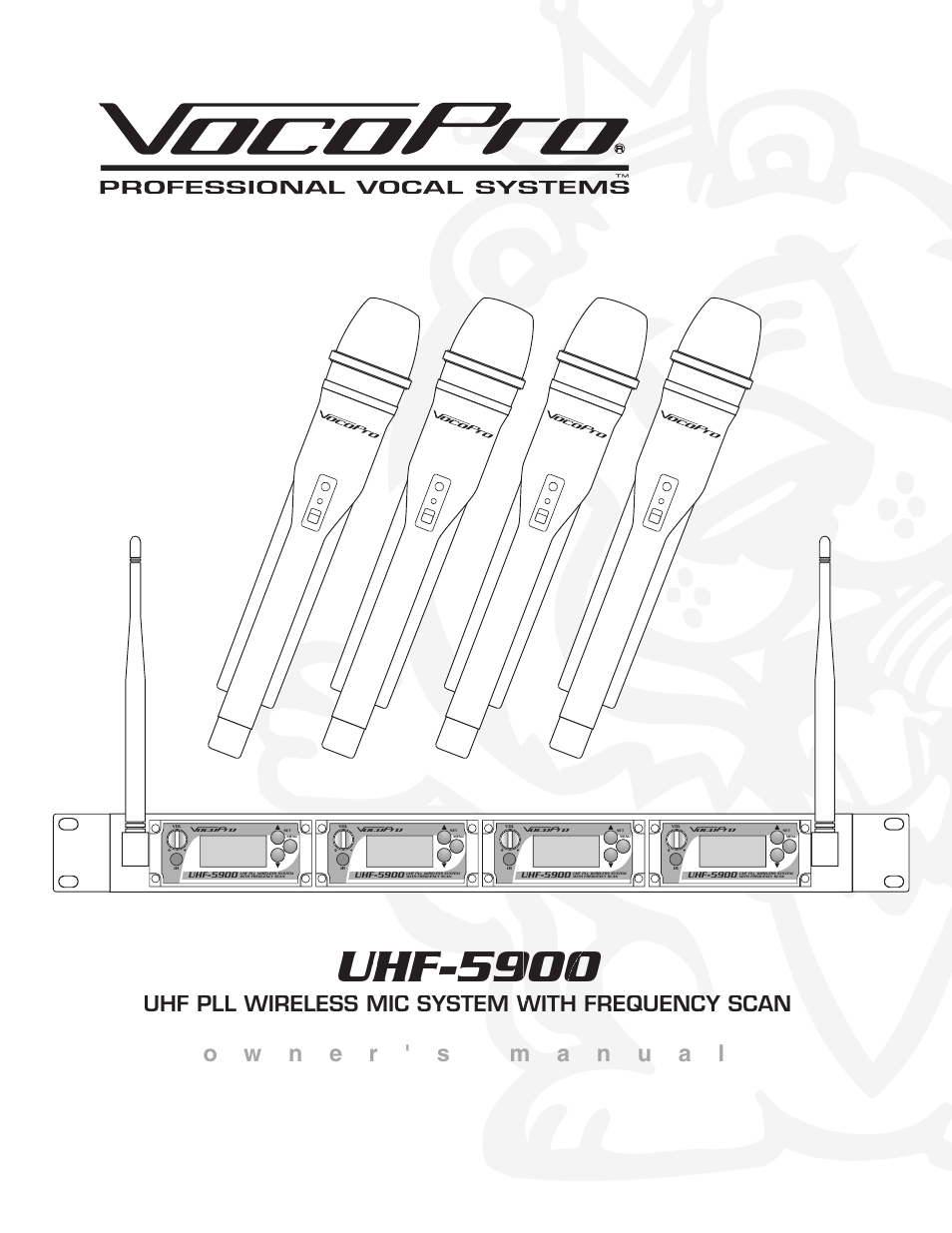 VocoPro UHF-5900 User Manual | 24 pages