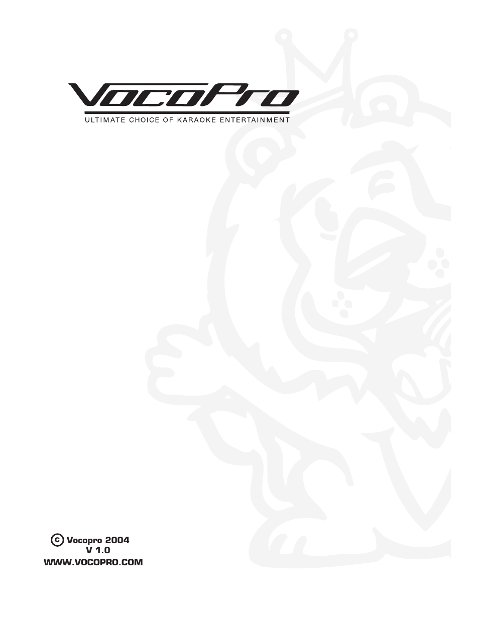 VocoPro VSP-M1 User Manual | Page 13 / 13