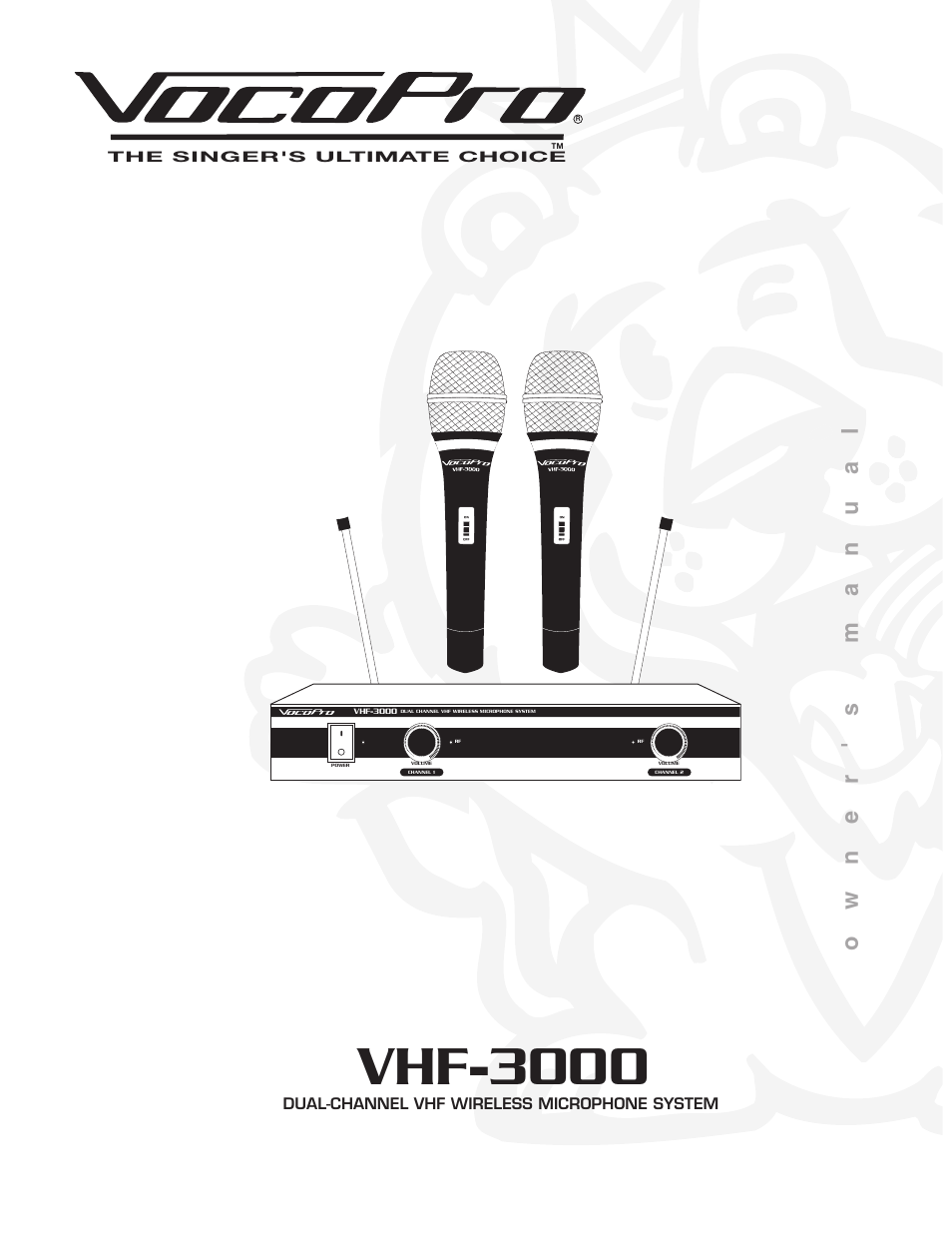 VocoPro VHF-3000 User Manual | 15 pages