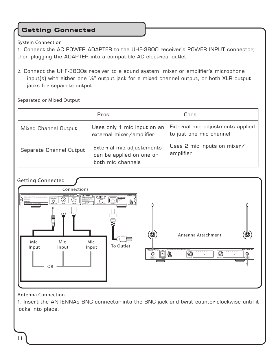 110v, Risk of electrical shock do not open, Utiliser un fusible de rechange de memetype | VocoPro UHF-3800 User Manual | Page 12 / 18