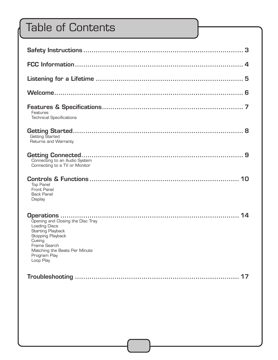 VocoPro CDG-1020PRO User Manual | Page 2 / 20