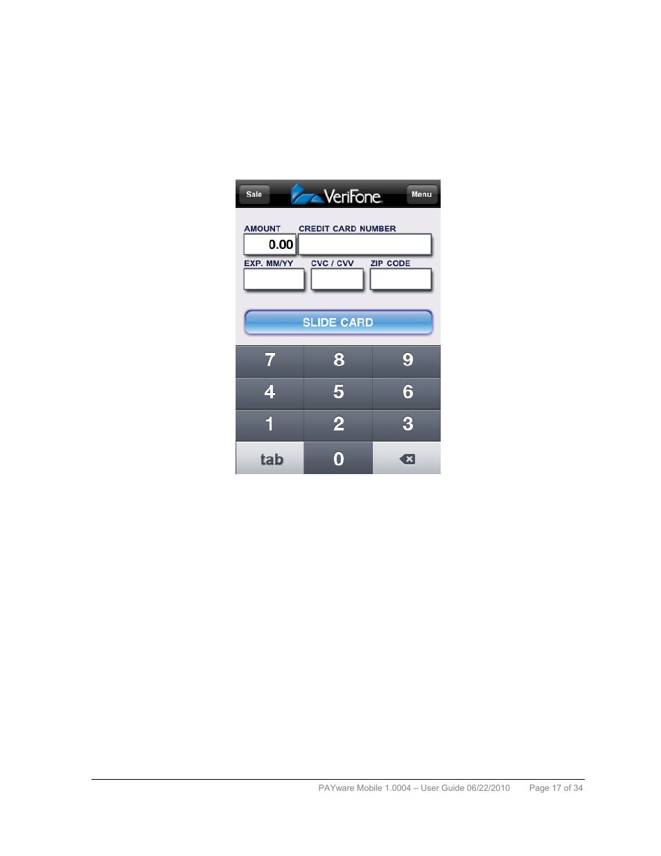 Processing transactions with payware mobile | VeriFone PAYWARE MOBILE 1.0004 User Manual | Page 18 / 34