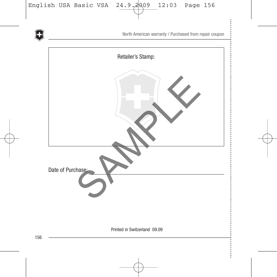 Sample | Victorinox Dive Master 241356 User Manual | Page 35 / 36