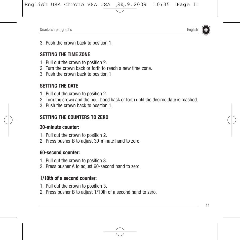 Victorinox Dive Master 500M User Manual | Page 12 / 45