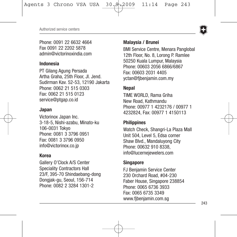 Victorinox Dive Master 500M User Manual | Page 35 / 45