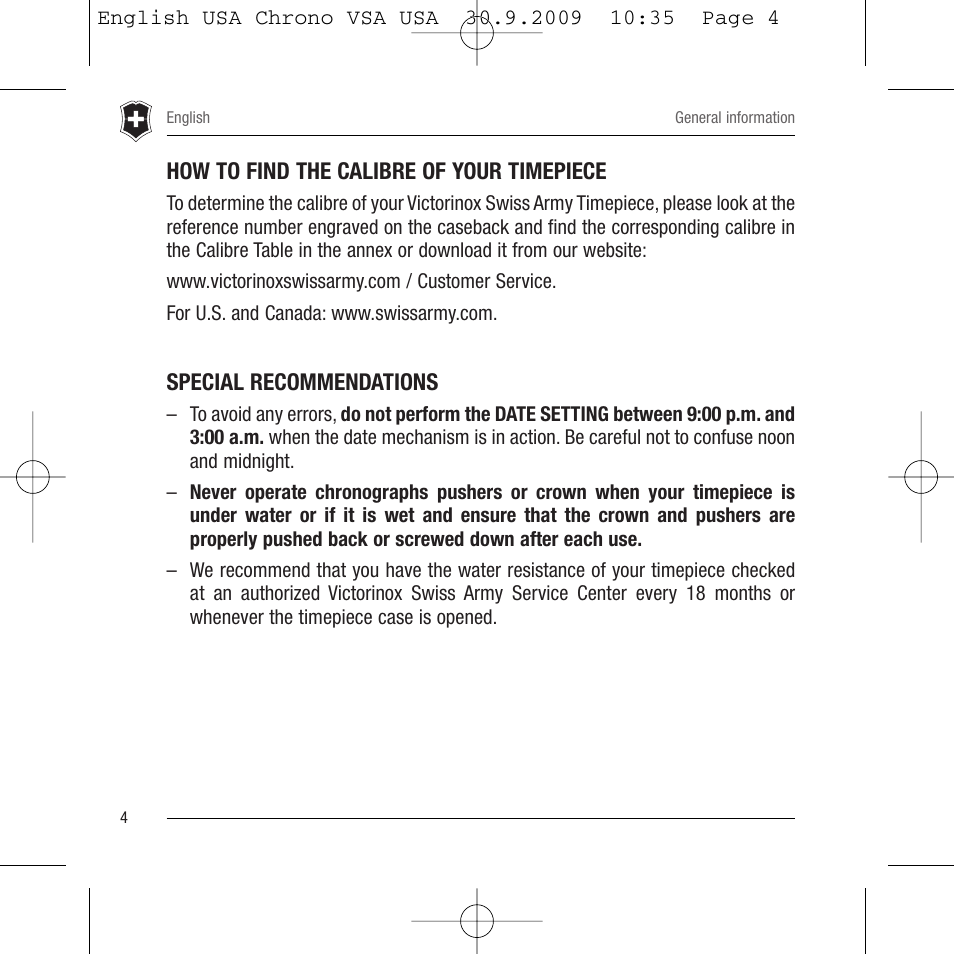 Victorinox Dive Master 500M User Manual | Page 5 / 45