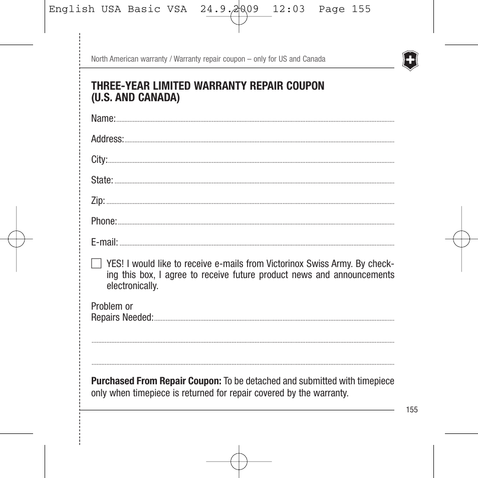 Victorinox Ambassador 241075 User Manual | Page 34 / 36