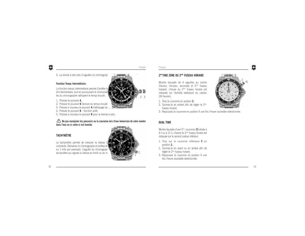 Victorinox Swiss Army Timepiece User Manual | Page 10 / 16