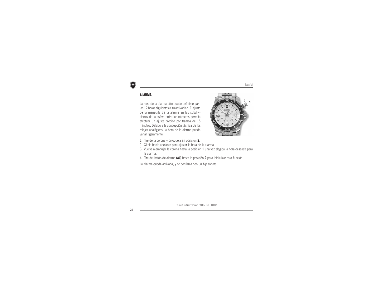 Victorinox Swiss Army Timepiece User Manual | Page 16 / 16