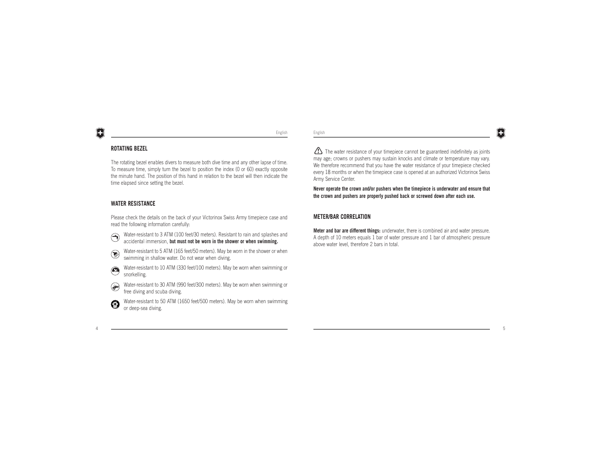 Victorinox Swiss Army Timepiece User Manual | Page 3 / 16