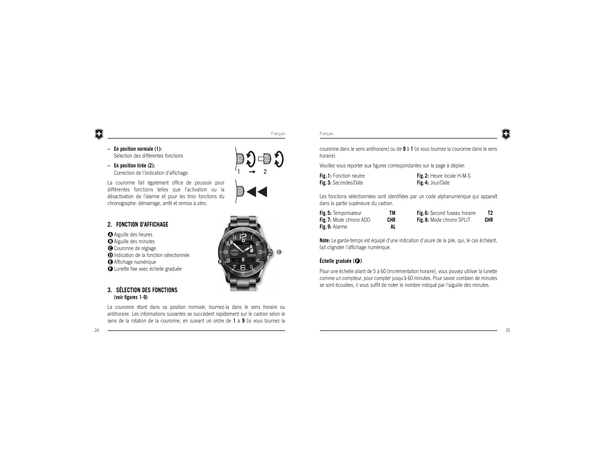 Victorinox Chrono Classic XLS MT User Manual | Page 14 / 29