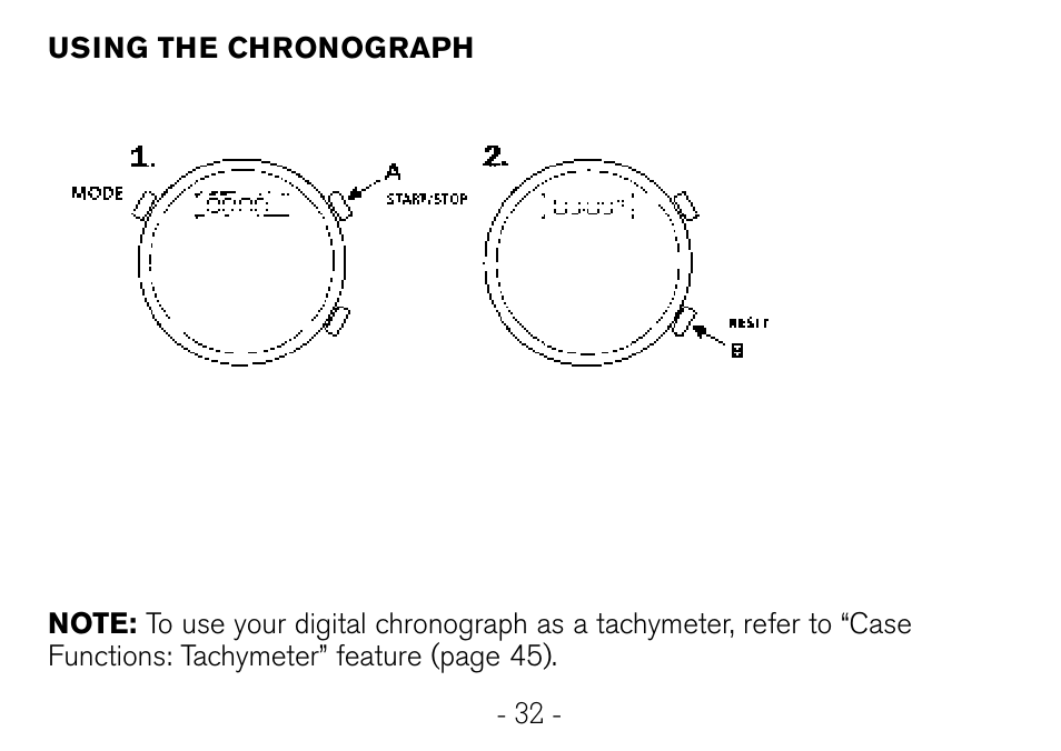 Victorinox CHRONOGRAPHS Watch User Manual | Page 33 / 66