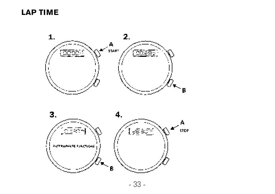 Victorinox CHRONOGRAPHS Watch User Manual | Page 34 / 66